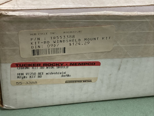 NEW REPLACES HONDA 55-3388 MOUNTING KIT, WINDSHIELD VT750