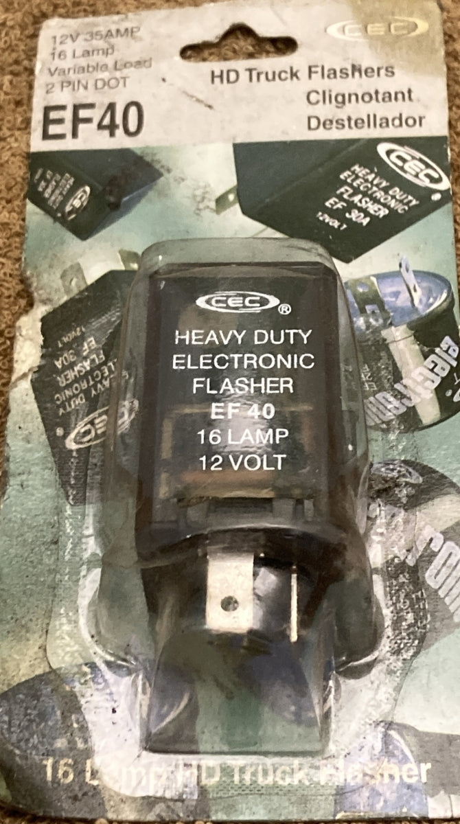 NEW GENUINE CEC EF40 HEAVY DUTY ELECTRONIC FLASHER