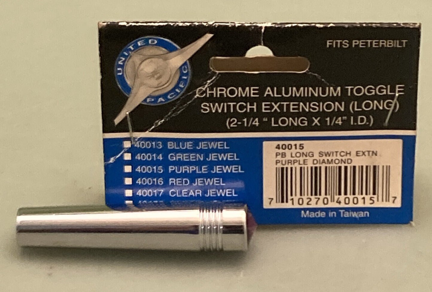 NEW GENUINE UNITED PACIFIC 40015 PB LONG SWITCH EXTENSIONS PURPLE DIAMOND