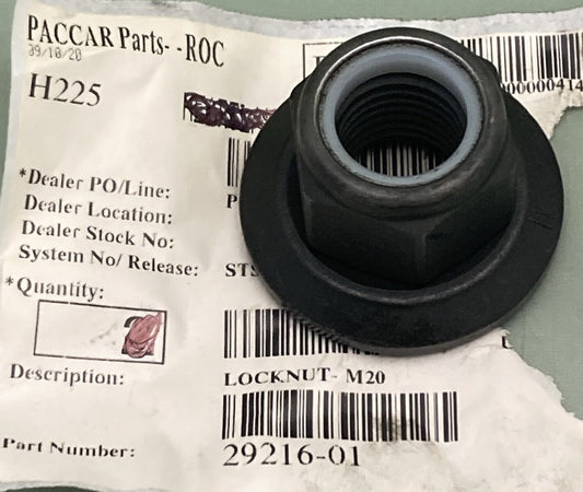 NEW GENUINE PACCAR 29216-01 LOCKNUT M20 FOR PETERBILT