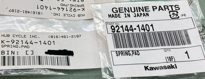 NEW GENUINE KAWASAKI 92144-1401 SPRING, PAD