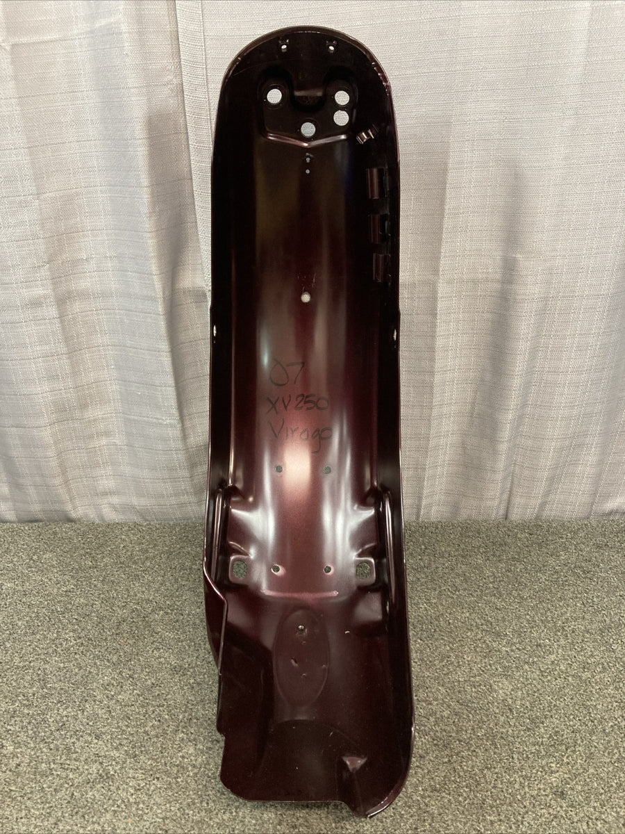 NEW GENUINE YAMAHA 2UJ-21610-00-PD REAR FENDER COMP DARK RED XV250 07-09