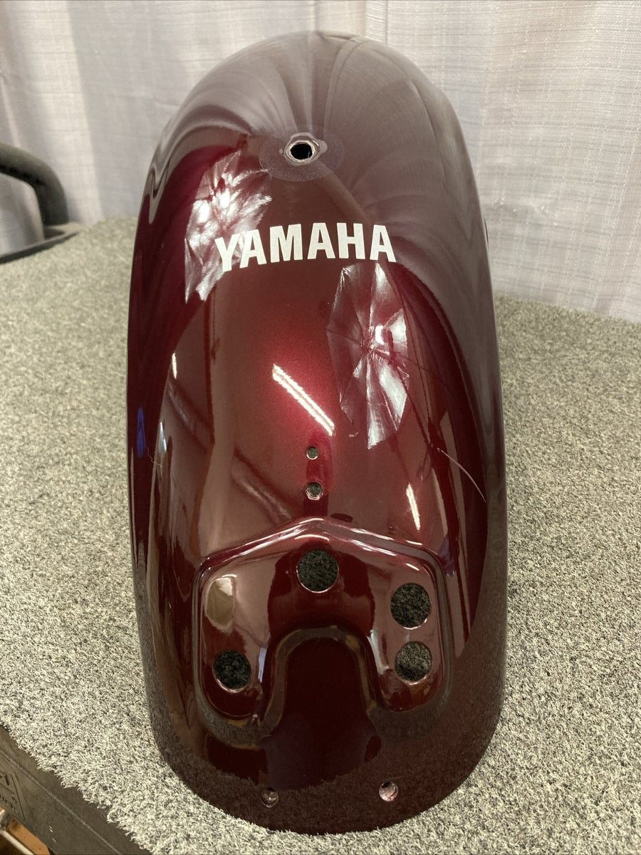 NEW GENUINE YAMAHA 2UJ-21610-00-PD REAR FENDER COMP DARK RED XV250 07-09