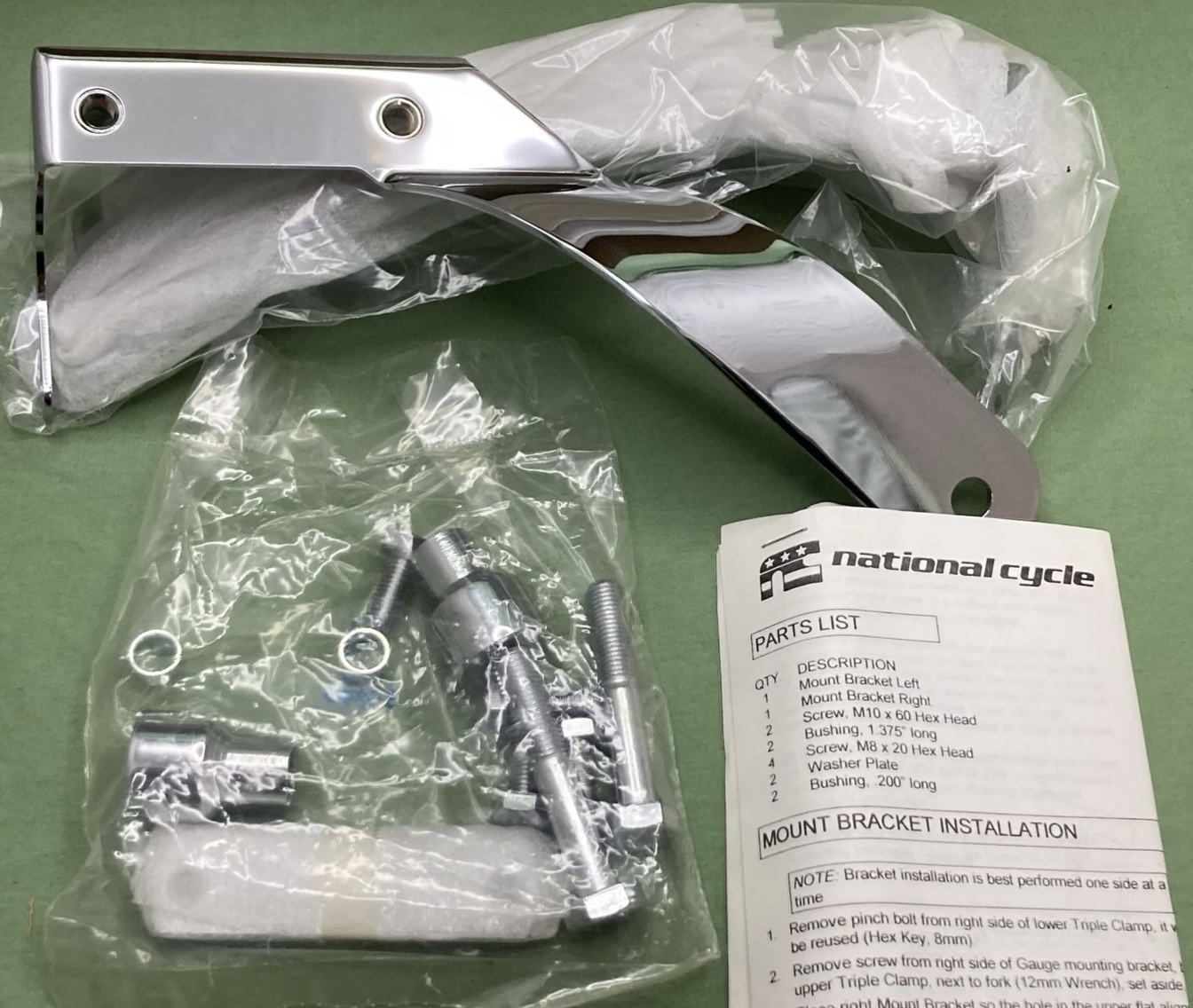 NEW GENUINE NATIONAL CYCLE KIT-BC HONDA VT750