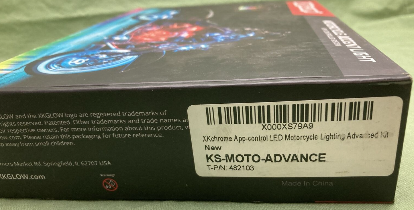 NEW GENUINE XKGLOW 482103 KS-MOTO-ADVANCE APP CONTROL LIGHTING KIT