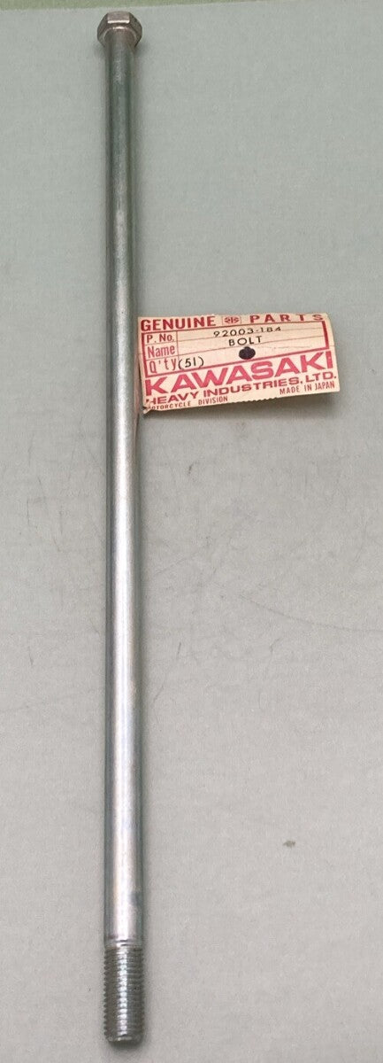 NEW GENUINE KAWASAKI 92003-184 ENGINE MOUNT HEX HEAD BOLT