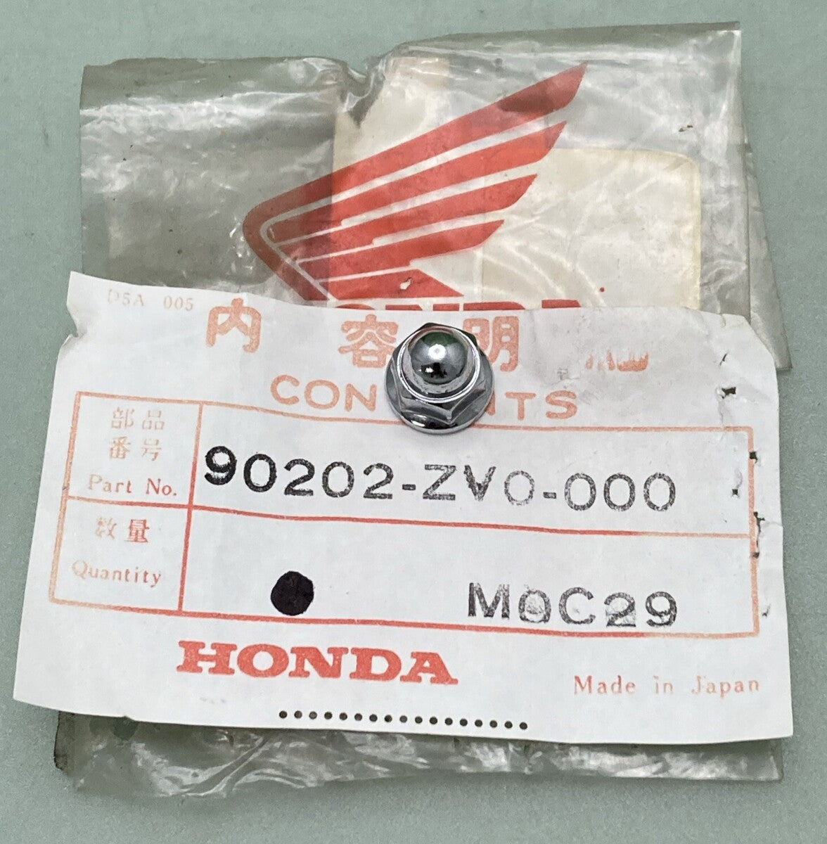 NEW GENUINE HONDA 90202-ZV0-000 RADIATOR Nut, Cap (6MM)