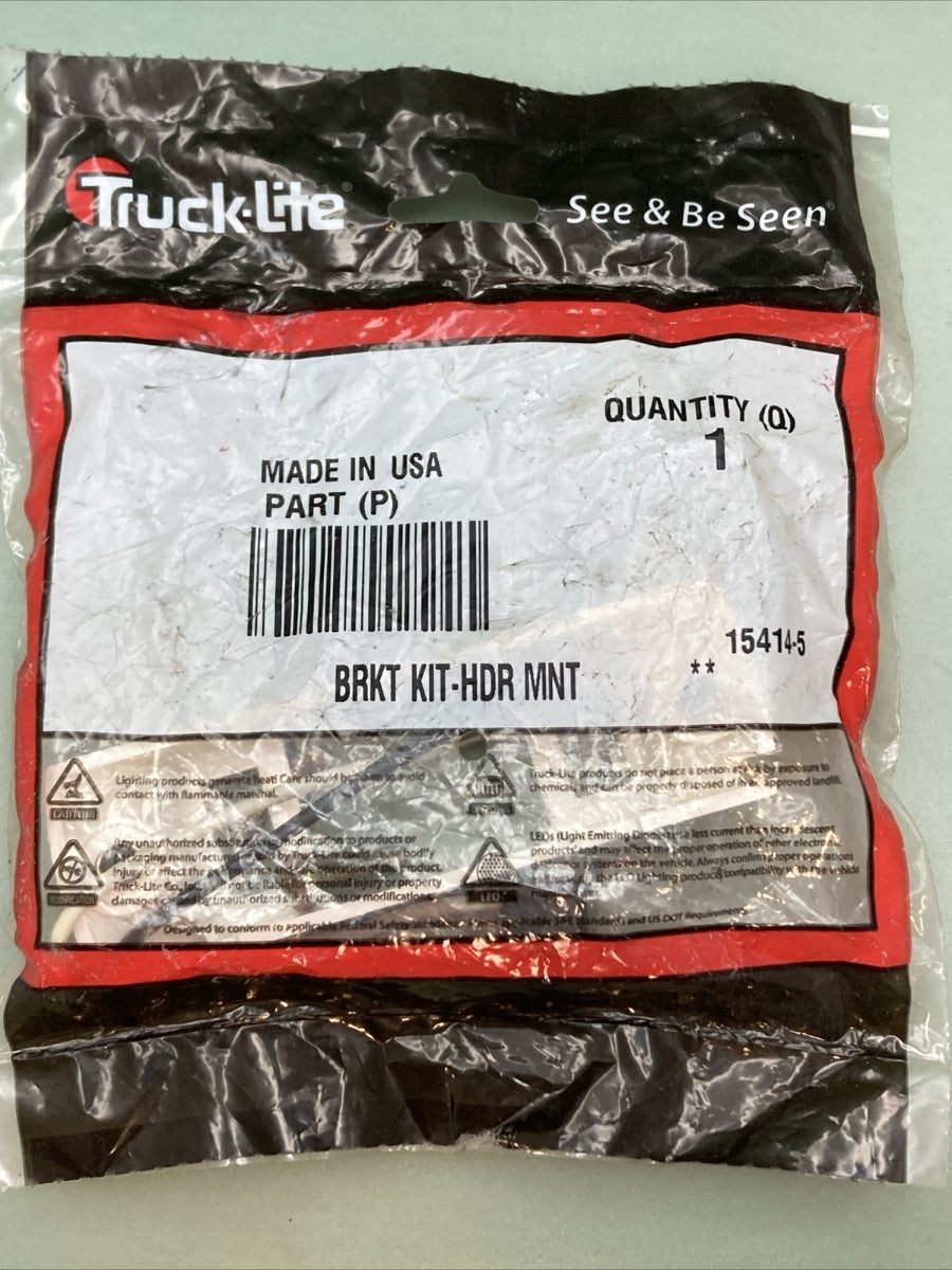 NEW GENUINE TRUCK-LITE 15414-5 Rectangular 2 Screw Bracket Light Mount - White