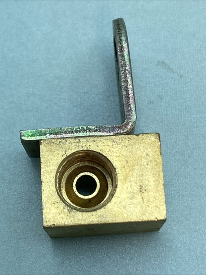 NEW GENUINE CORVETTE AMERICA 8122 BRASS BRAKE LINE BLOCK LF 1956-62