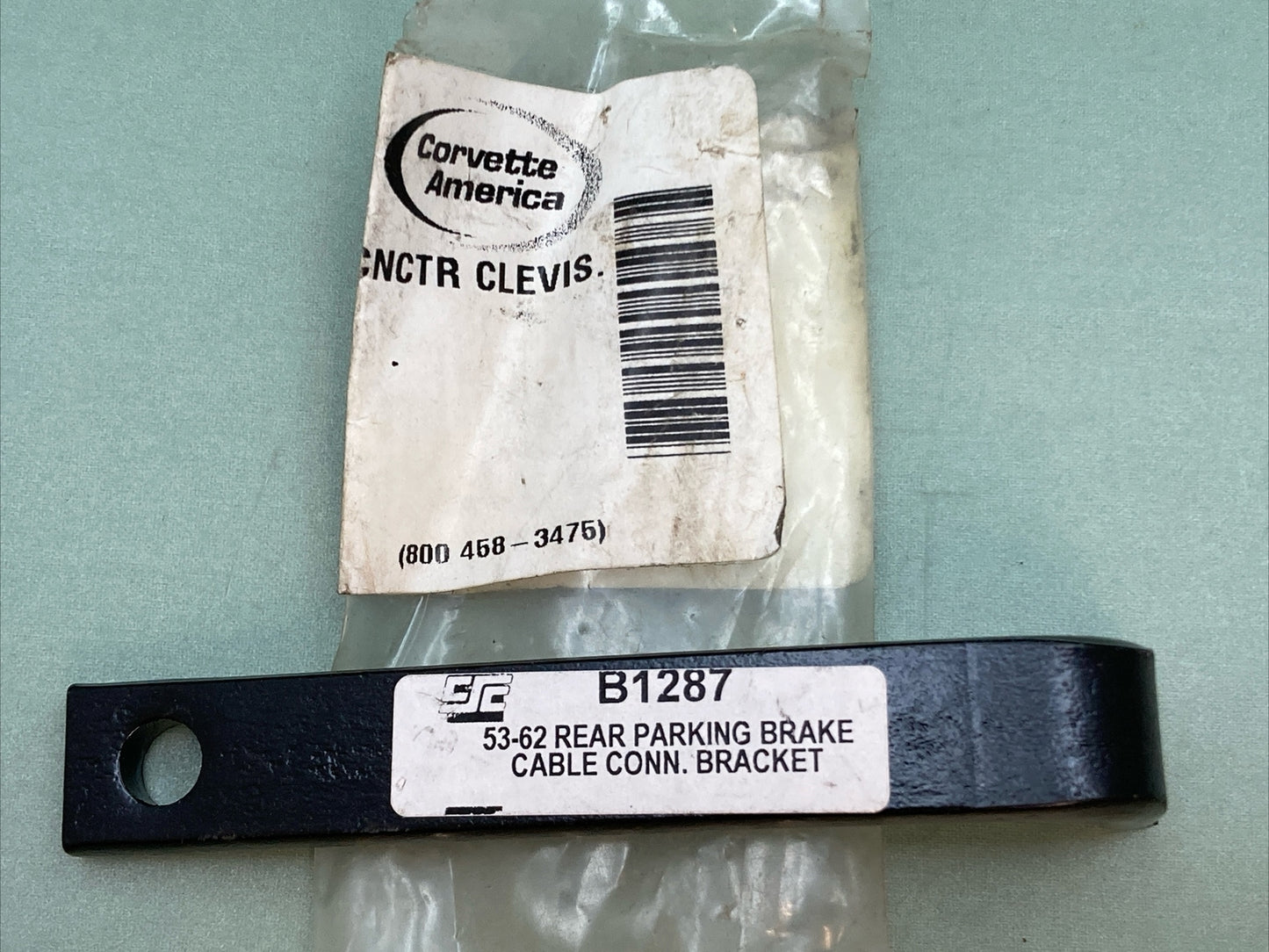 NEW GENUINE CORVETTE AMERICA 32663 REAR PARK BRAKE CABLE CNCTR CLEVIS 1953-62