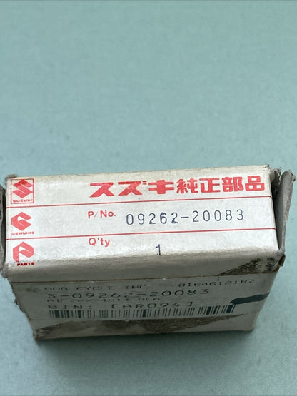 NEW GENUINE SUZUKI 09262-20083 BEARING