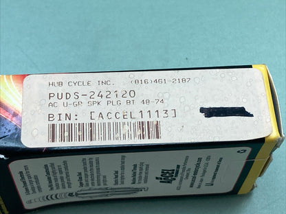 QTY 2 NEW ACCEL 2401 U-GROOVE SPARK PLUGS