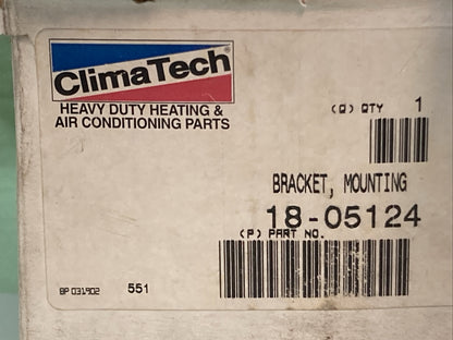 NEW GENUINE CLIMA TECH 18-05124 BRACKET MOUNTING RECEIVER/DRYER PETERBILT