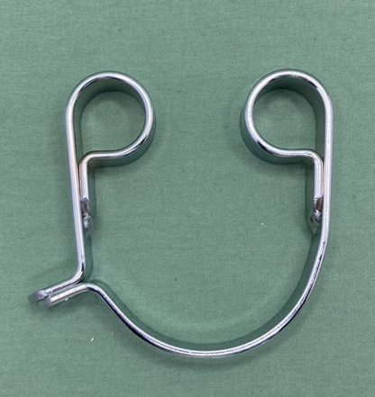 NEW REPLACES HARLEY DAVIDSON 65838-79 & 65837-79 MUFFLER CLAMPS CHROME W/ HRDWRE