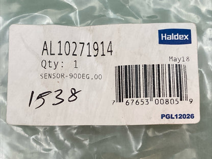 NEW GENUINE HALDEX AL10271914 6.6' ABS Wheel Speed Sensor 90°