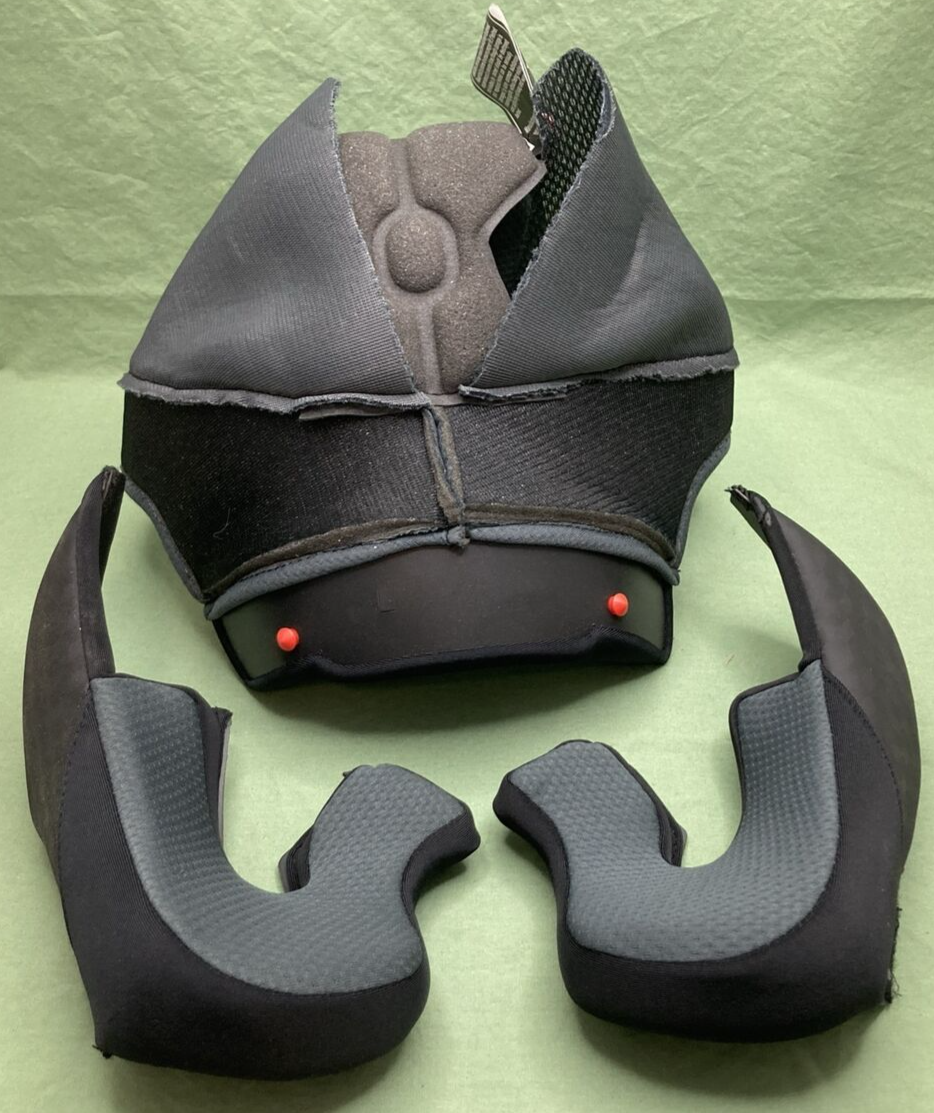 NEW LS2 02-376 Helmet Accessories  Helmet Liner & Ear Pads Black  LARGE