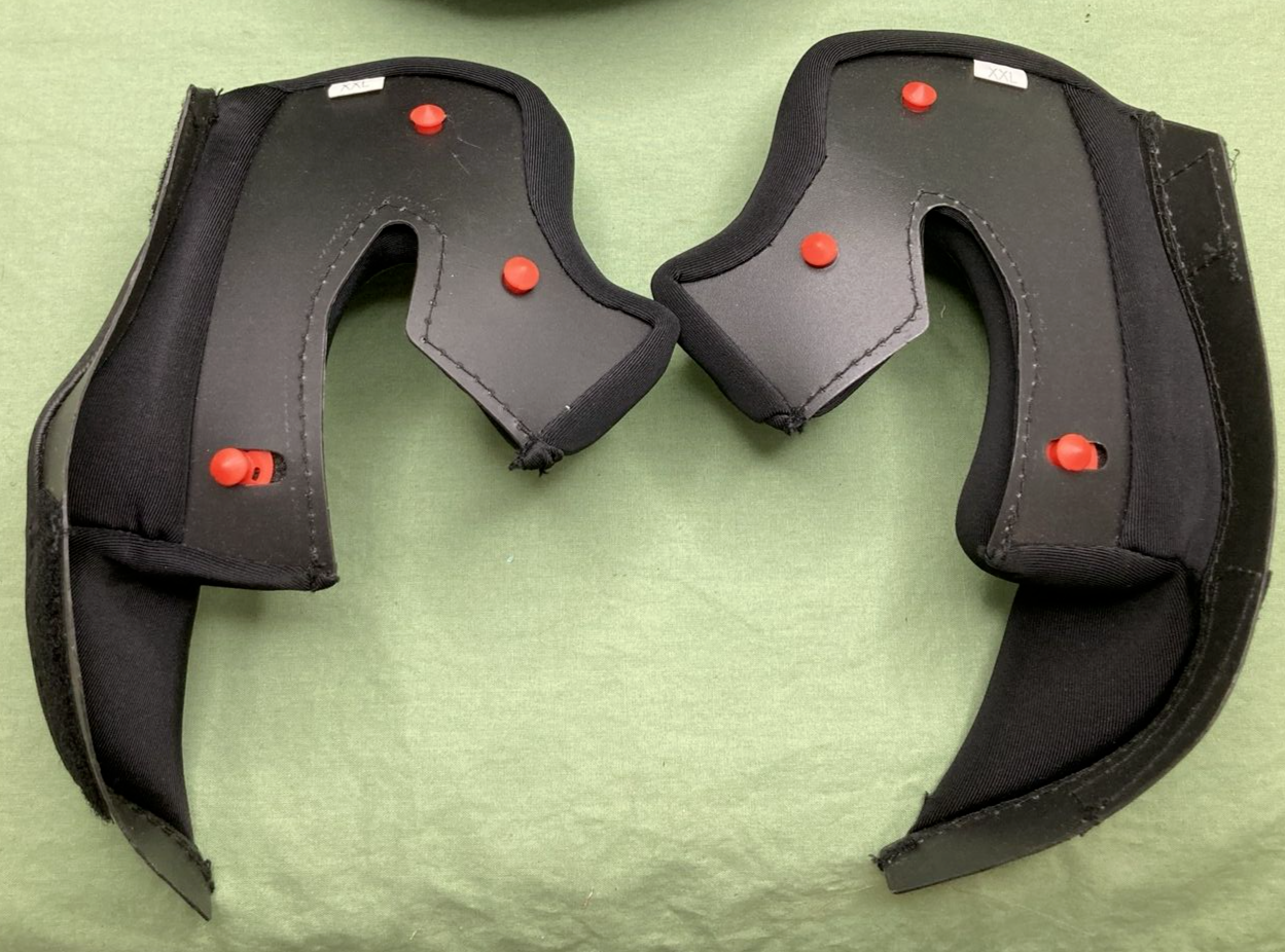 NEW LS2 02-376 Helmet Accessories  Helmet Liner & Ear Pads Black  LARGE