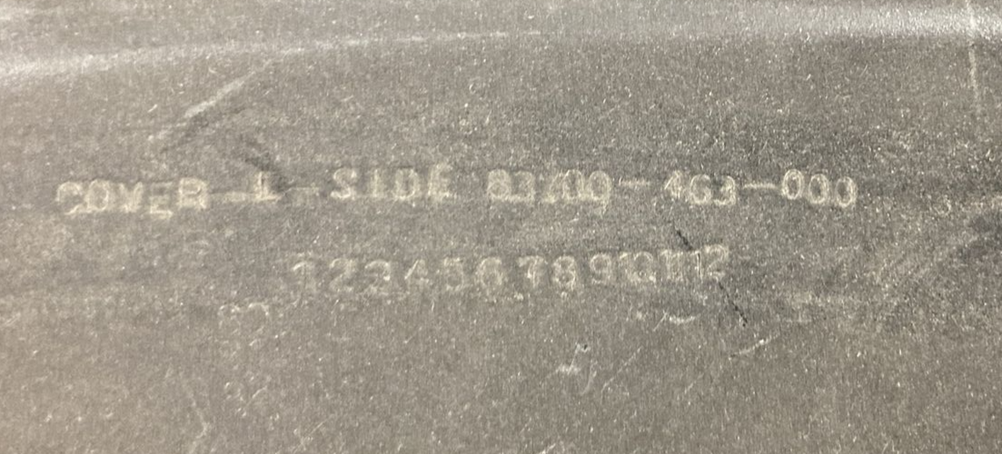 NEW HONDA 83700-463-000 Goldwing 1100 OEM LEFT COVER PANEL COWL FAIRING GREEN