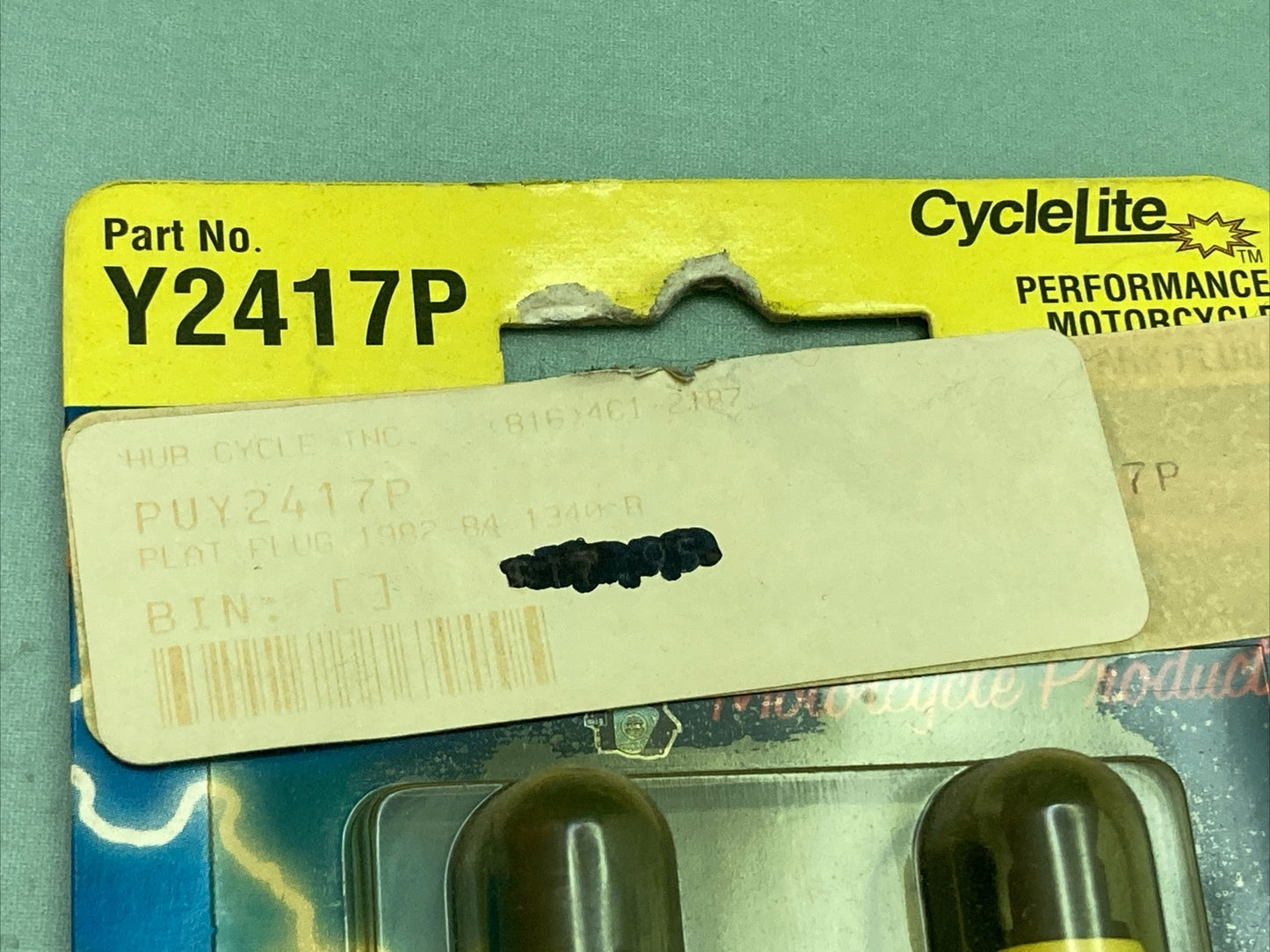 QTY 2 NEW ACCEL 2417P CYCLE LITE SPARK PLUGS
