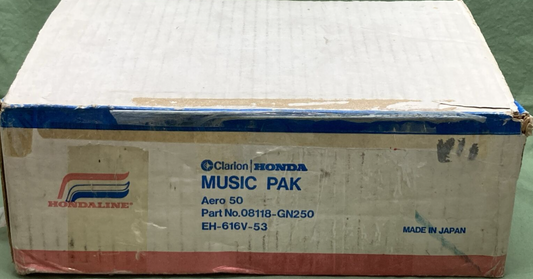NEW GENUINE CLARION HONDALINE 08118-GN250 TAPE CASSETTE MUSIC PAK AUDIO AMP