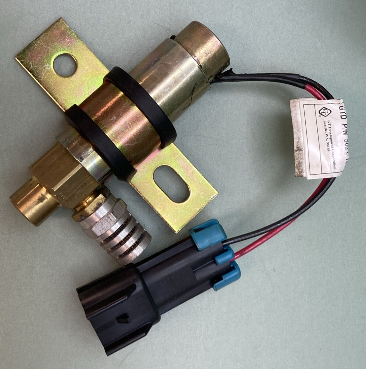 NEW GENUINE GTD 5022-160 SOLENOID AIR VALVE 12V W/ DIODE PETERBILT
