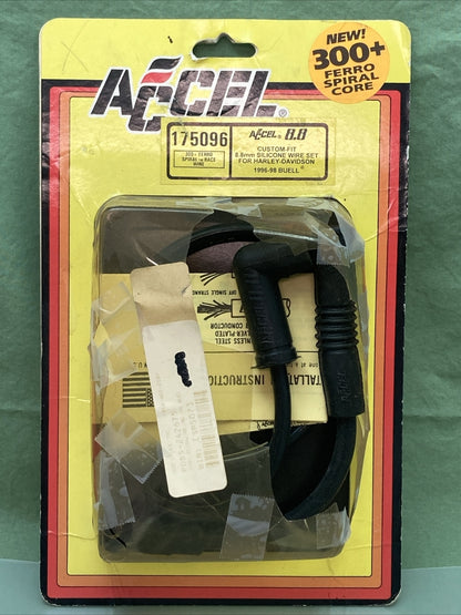 NEW ACCEL 175096 CUSTOM-FIT 8.8MM SILICONE WIRE SET FOR HARLEY DAVIDSON