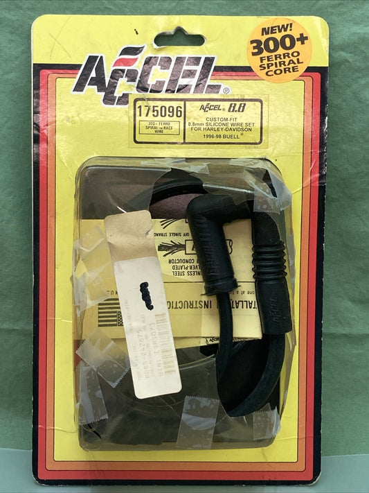 NEW ACCEL 175096 CUSTOM-FIT 8.8MM SILICONE WIRE SET FOR HARLEY DAVIDSON