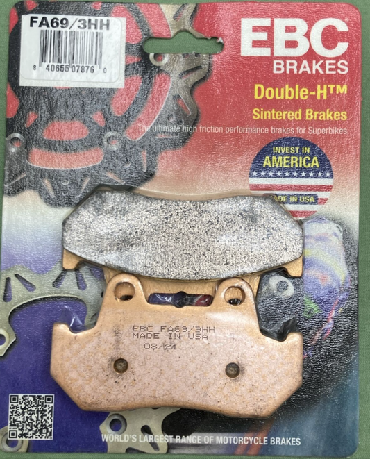 NEW EBC BRAKES FA69/3HH Double-H Sintered Brake Pads HONDA