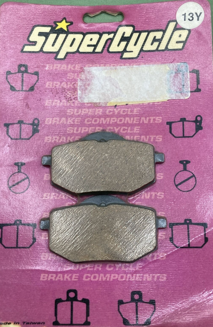 NEW SUPERCYCLE 13Y BRAKE PAD SET ORGANIC YAMAHA