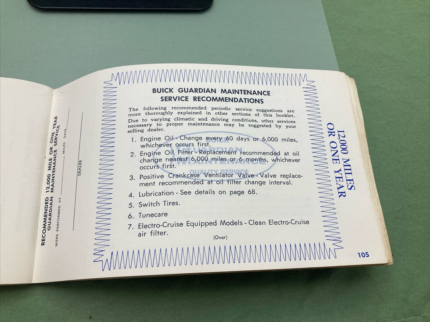 NEW BUICK 1357983 OWNER'S GUIDE/OWNER PROTECTION PLAN 1963 LESABRE-INVICTA 225