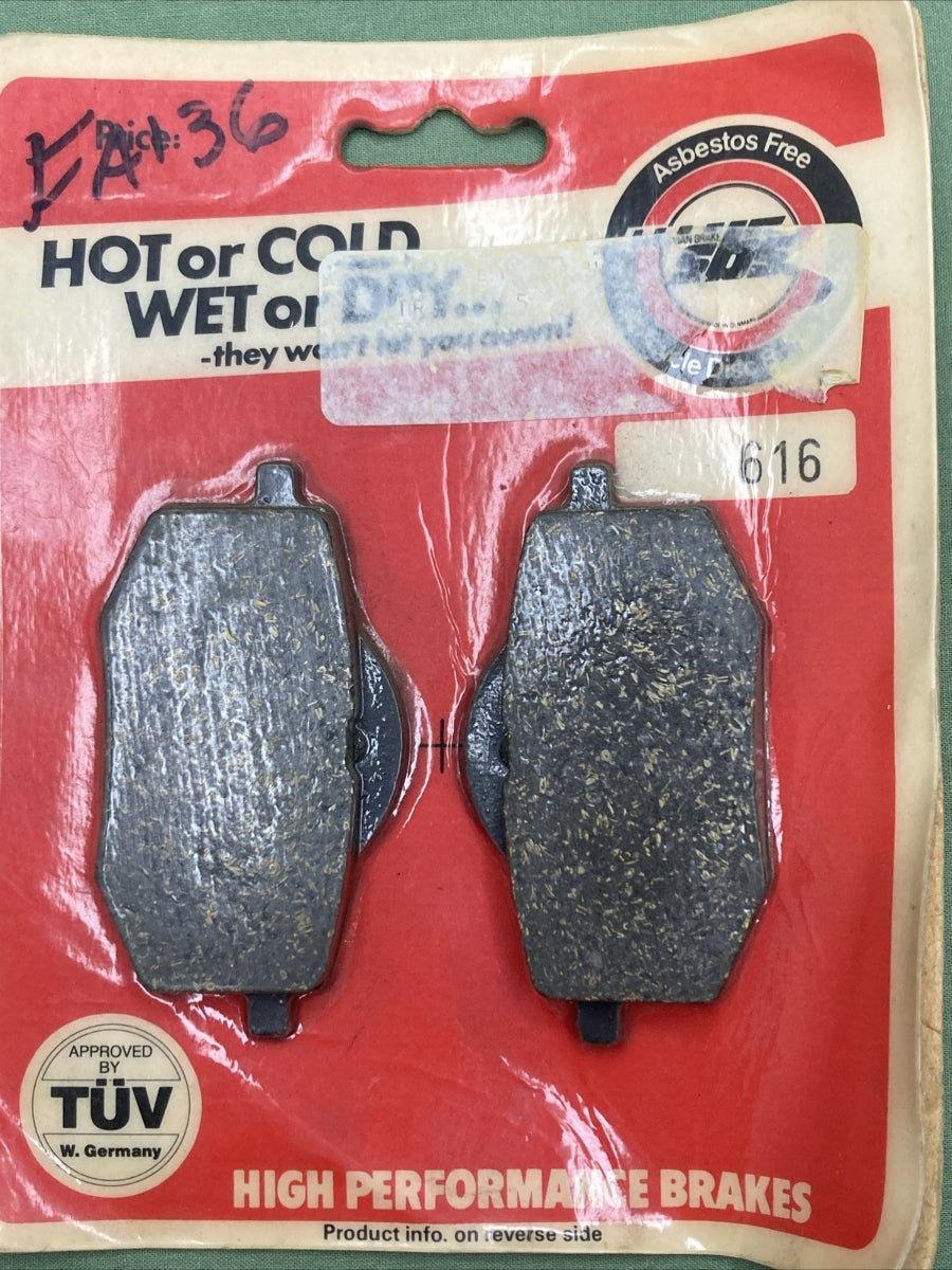 NEW SBS 616 Brake Pads FRONT YAMAHA FA136