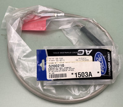 NEW MOTION PRO 66-0215 STANDARD IDLE CABLE STAINLESS