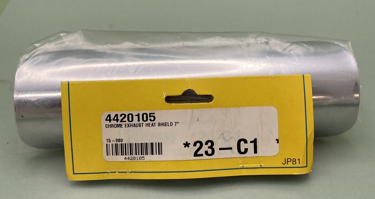 NEW GENUINE J&P Cycles 4420105 7" Universal Heat Shield