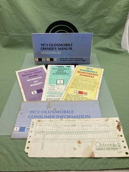 OLDSMOBILE 413442 OWNER'S MANUAL DELTA 88/ROYALE- CUSTOM CRUSIER- 98, 1973