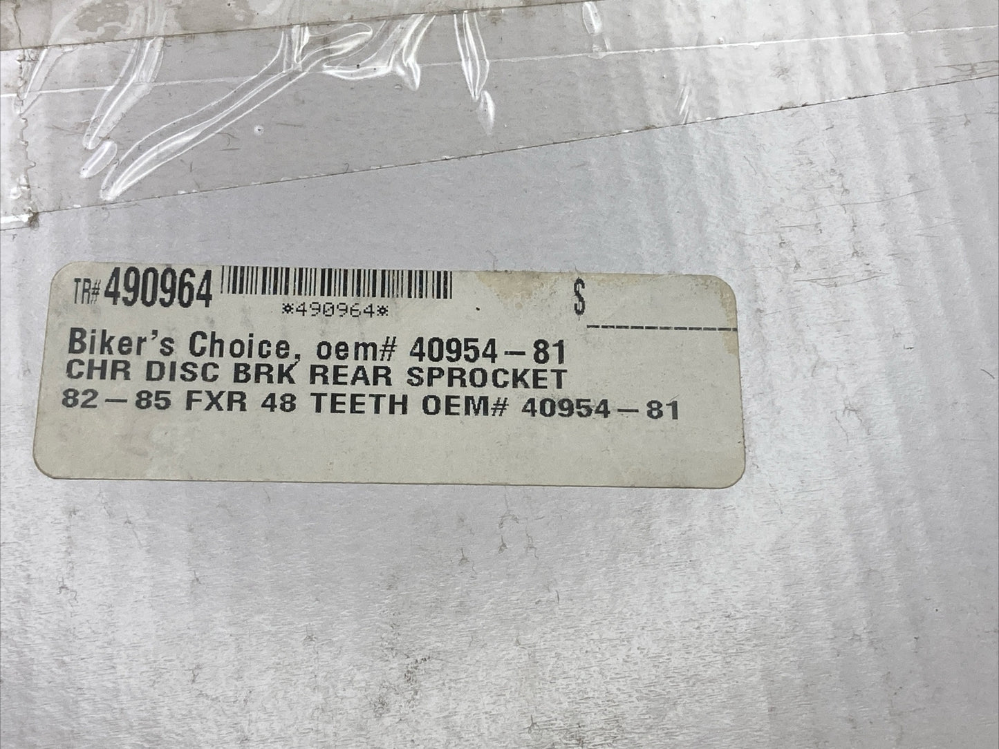 NEW BIKER'S CHOICE 40954-81 FOR HARLEY DAVIDSON CHR DISC BRK REAR SPROCKET 48T