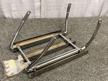 NEW REPLACES HARLEY DAVIDSON 99-1152 CHRM LUGGAGE RCK 87-91 FLSTC INCOMPLETE KIT