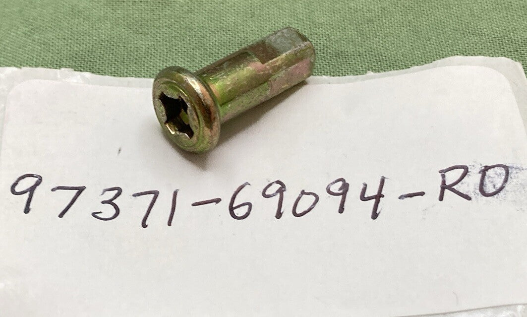 QTY 12 NEW REPLACES HONDA 97371-69094-R0 SPOKE BS NIPPLE