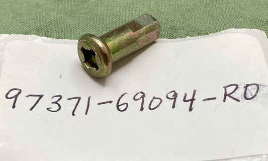 QTY 12 NEW REPLACES HONDA 97371-69094-R0 SPOKE BS NIPPLE
