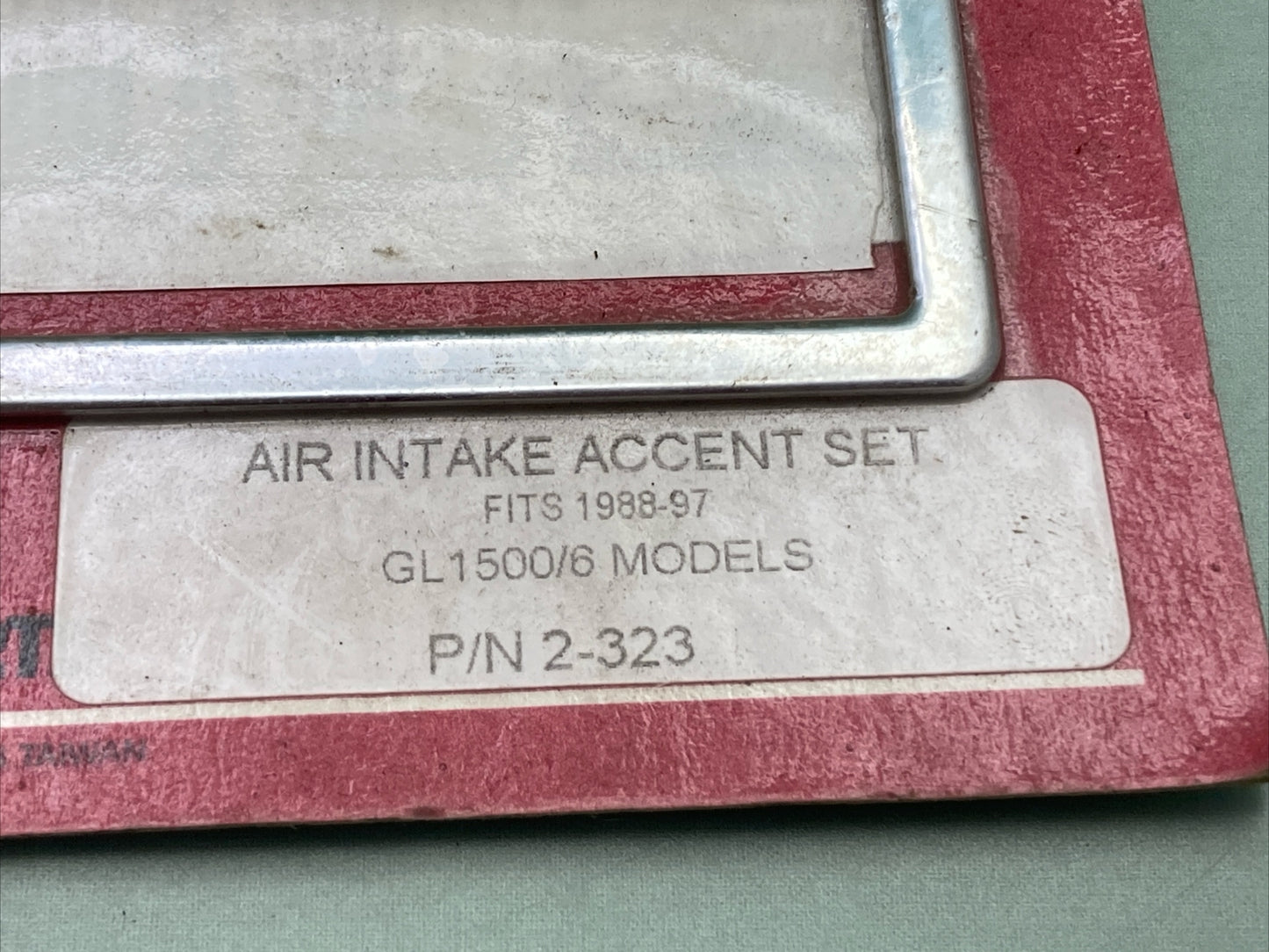 NEW SHOW CHROME ACCESSORIES 2-323 AIR INTAKE ACCENT, ONLY ONE INCLUDED