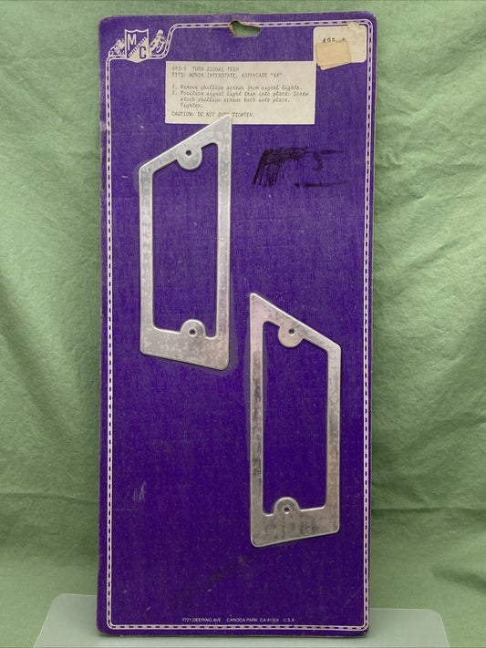 MC ENTERPRISES 495-5 TURN SIGNAL TRIM REPLACES HONDA INTERSTATE, ASPENCADE "84"