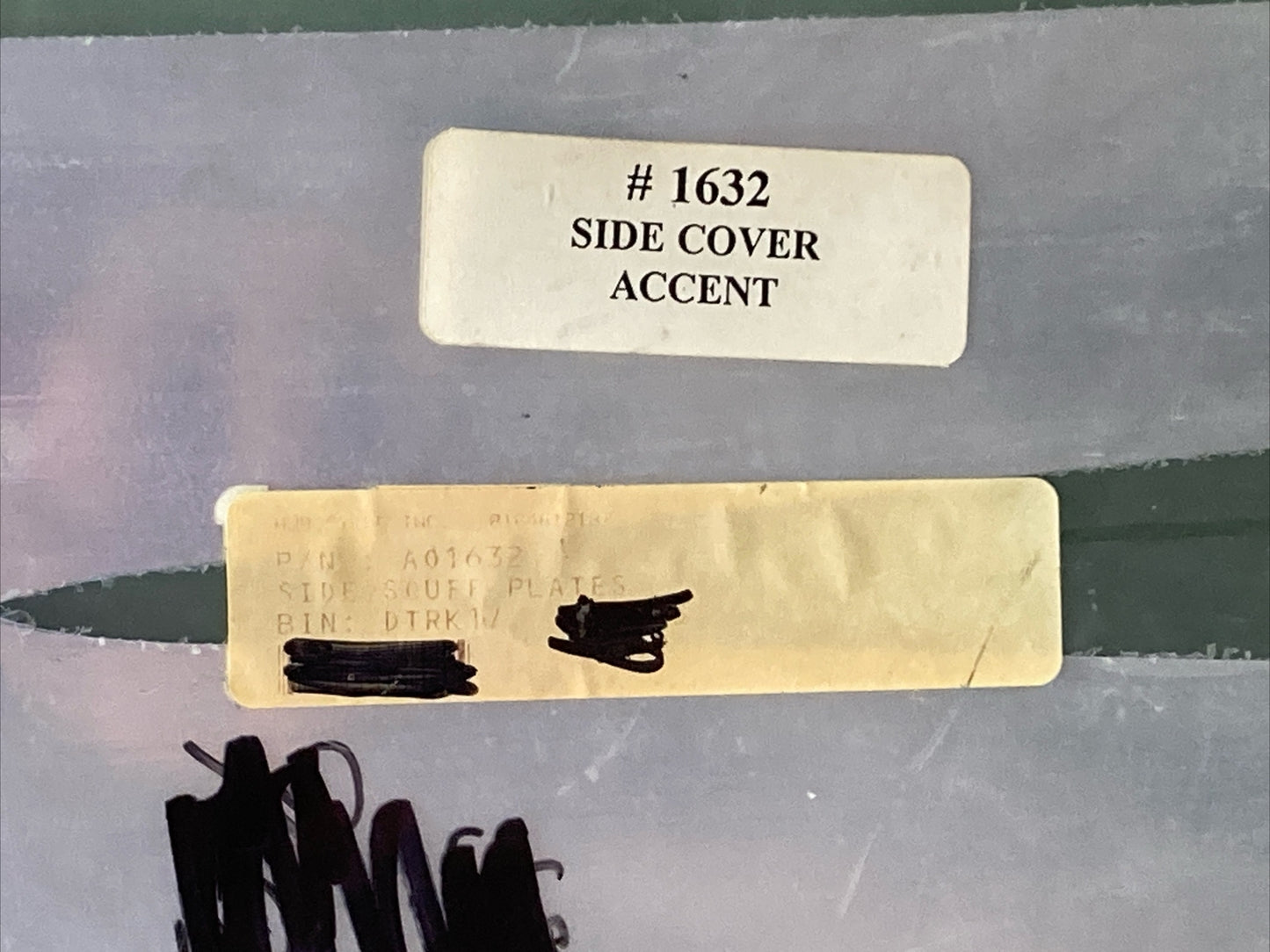 NEW ADD ON INCORPORATED SADDLEBAG/TRUNK POLY CHROME ACCENT PANEL LOT