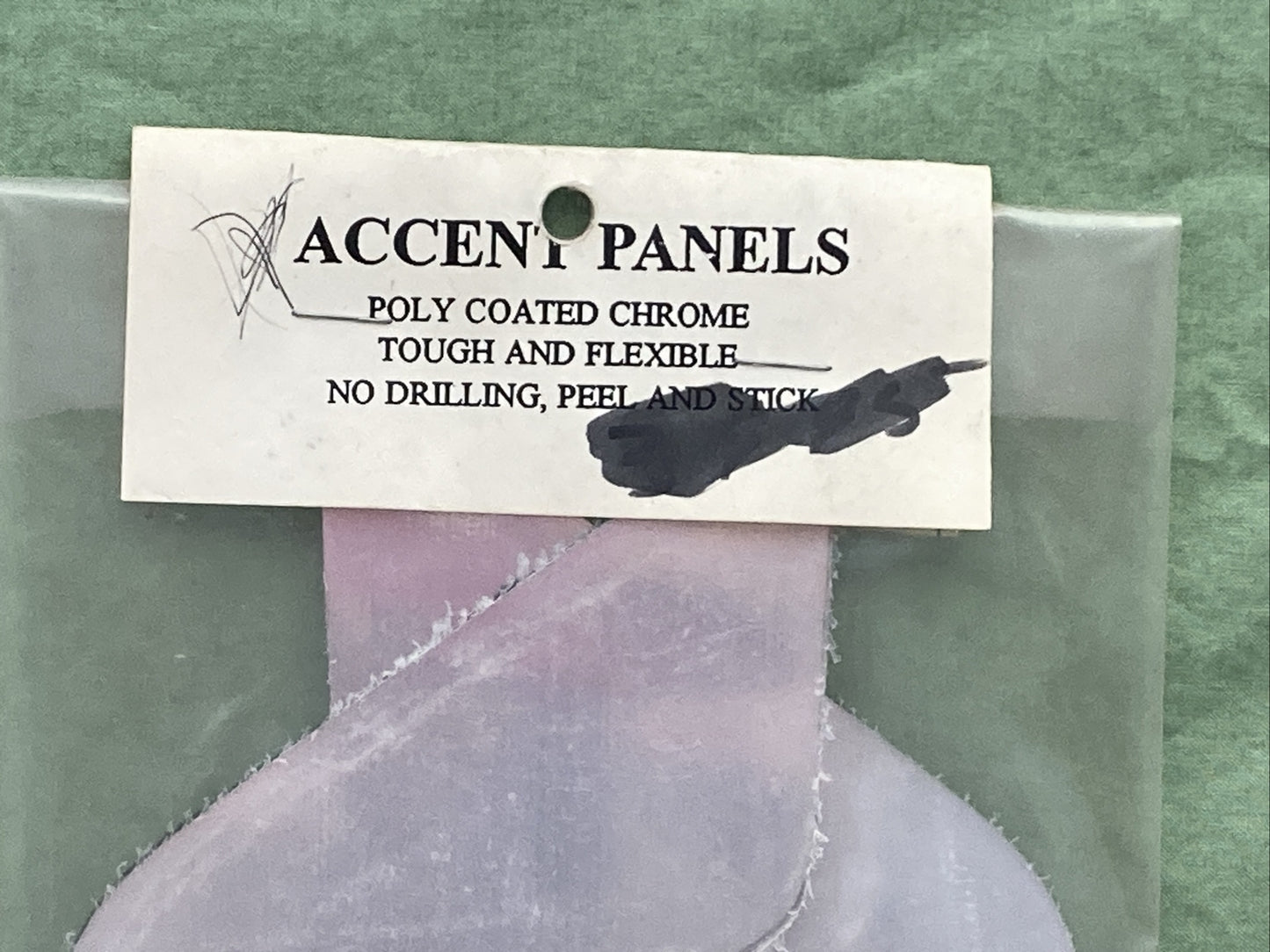 NEW ADD ON INCORPORATED SADDLEBAG/TRUNK POLY CHROME ACCENT PANEL LOT