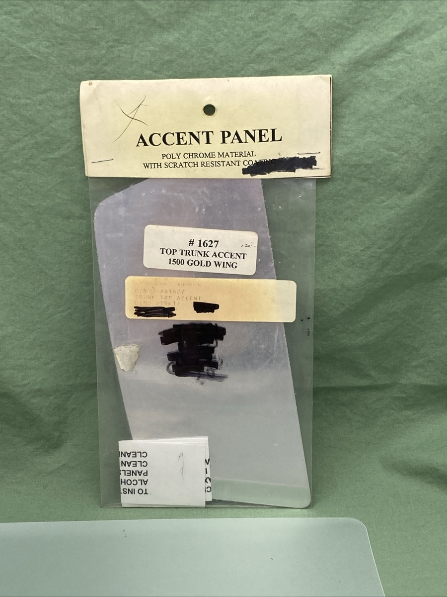 NEW ADD ON INCORPORATED SADDLEBAG/TRUNK POLY CHROME ACCENT PANEL LOT