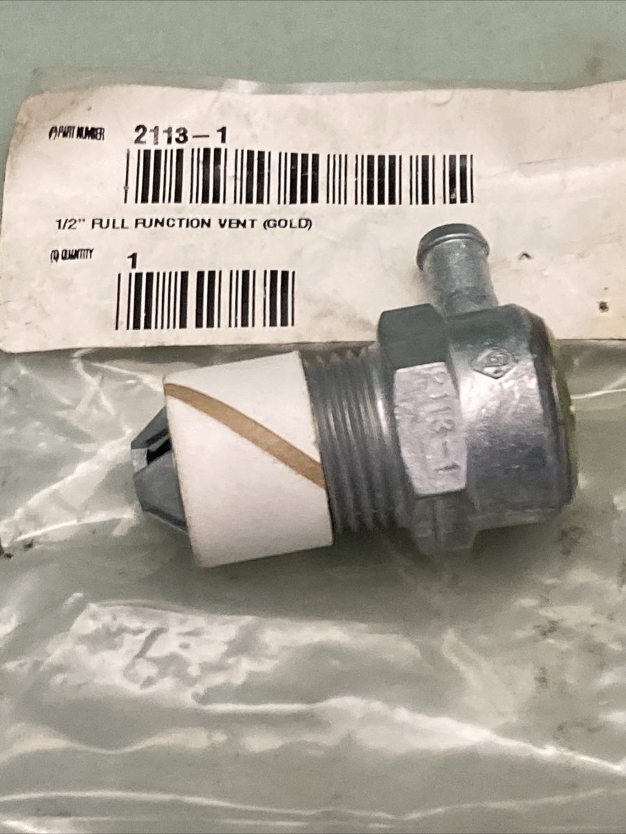 NEW REPLACES PACCAR 2113-1 1/2" FUEL TANK VENT PROCEDING 2115-01