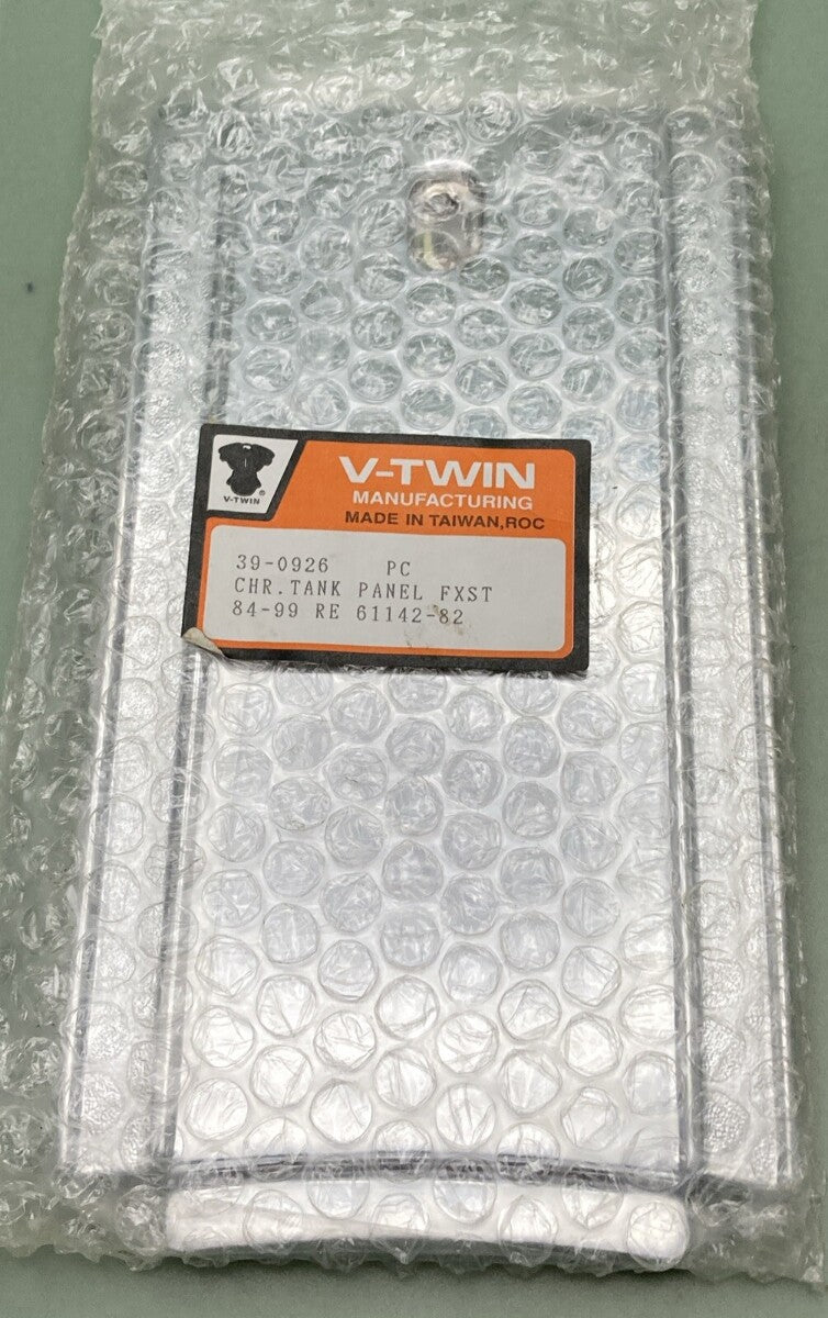 NEW V-TWIN MANUFACTURING 39-0926 CHROME TANK PANEL FXST 84-89 RE 61142-82