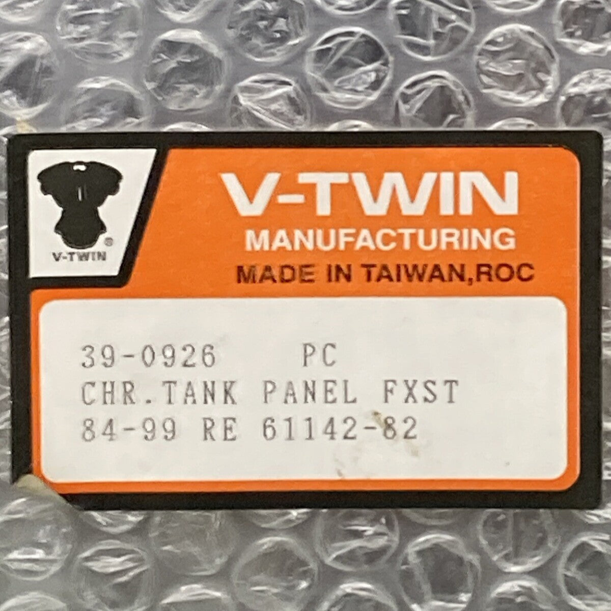 NEW V-TWIN MANUFACTURING 39-0926 CHROME TANK PANEL FXST 84-89 RE 61142-82