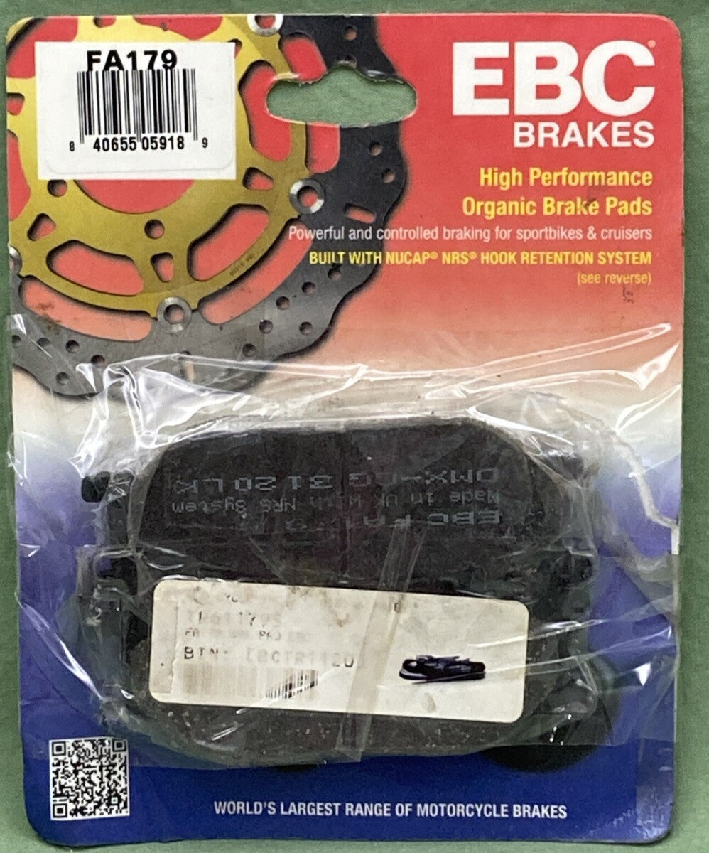 NEW EBC BRAKES FA179 HIGH PERFORMANCE Organic Front Brake Pads