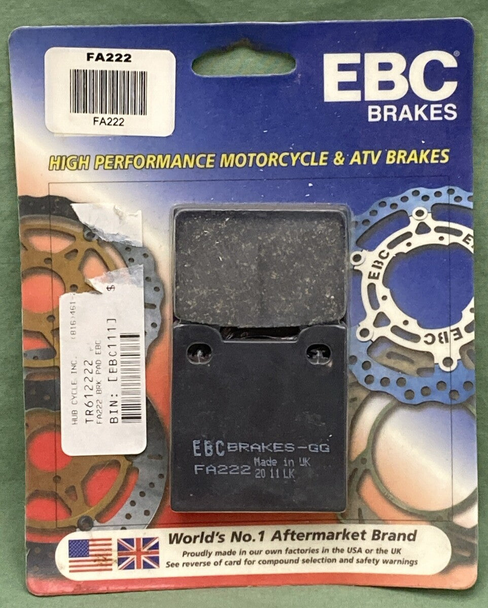 NEW EBC BRAKES FA222 HIGH PERFORMANCE Organic Rear Brake Pads