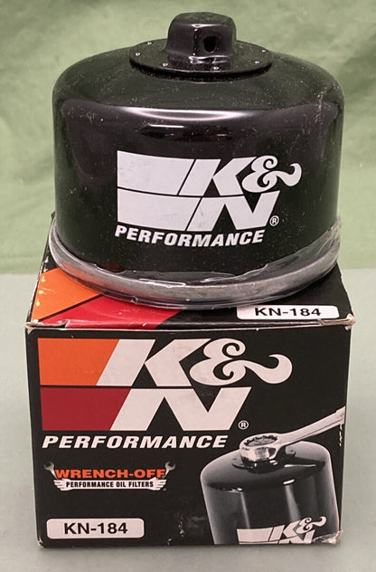 NEW K&N KN-184 WRENCH-OFF PERFORMANCE OIL FILTER