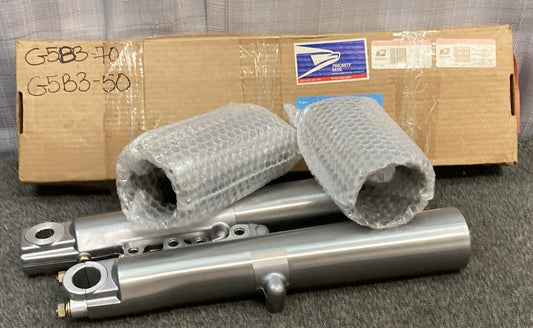 NEW SHOWA FOR HARLEY DAVIDSON G5B3-70 G5B3-50 FORK SLIDERS WITH CANS